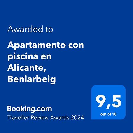 Apartamento Con Piscina En Alicante, Beniarbeig エクステリア 写真